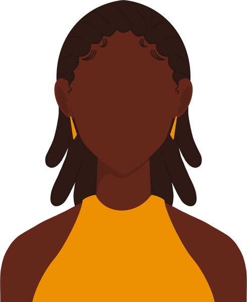 Woman with Short Locs